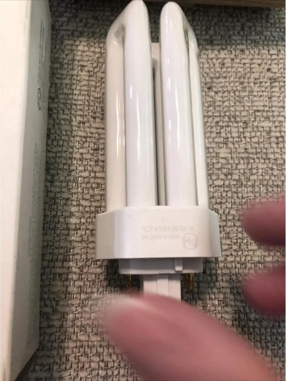 TCP 32426T41K 26W Triple Tube 4pin PL 4100 K Light Bulbs. Total Count Of 8